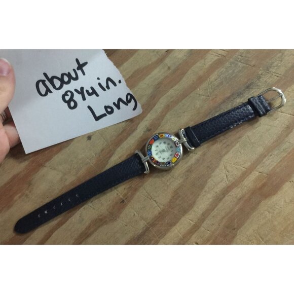 Murano Glass Venezia Classica Nickle Free Wristwatch- about 8 1/4 inches long - Picture 7 of 7